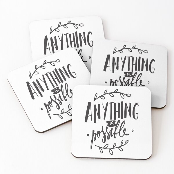 Item preview, Anything Is Possible Inspirational Quotes designed and sold by ProjectX23.