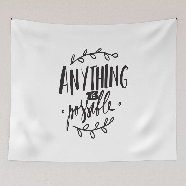 Item preview, Anything Is Possible Inspirational Quotes designed and sold by ProjectX23.