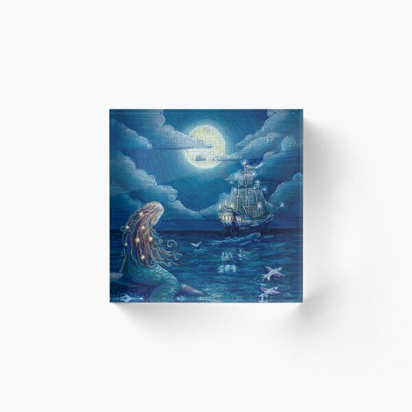 Mermaid Acrylic Block