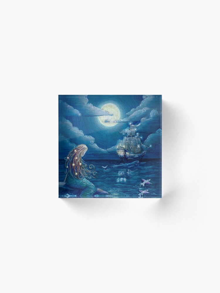 Alternate view of Mermaid Acrylic Block