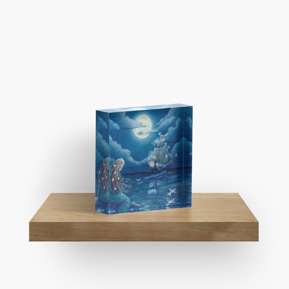 Mermaid Acrylic Block