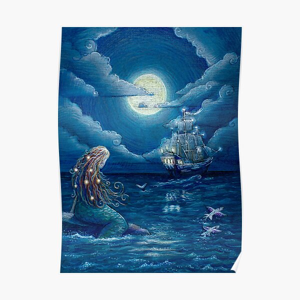 Mermaid Posters Redbubble