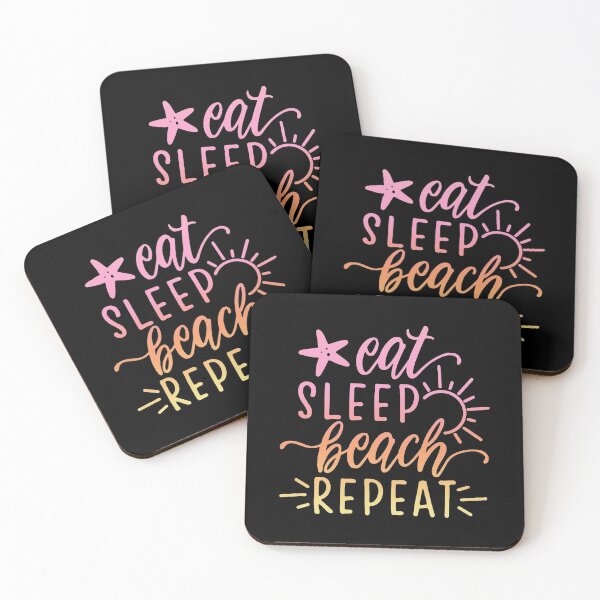 Item preview, Eat Sleep Beach Repeat designed and sold by DuskAttacker.