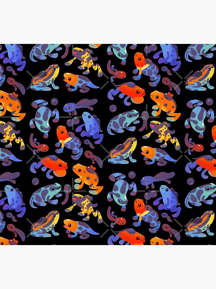 Poison dart frogs - dark by pikaole