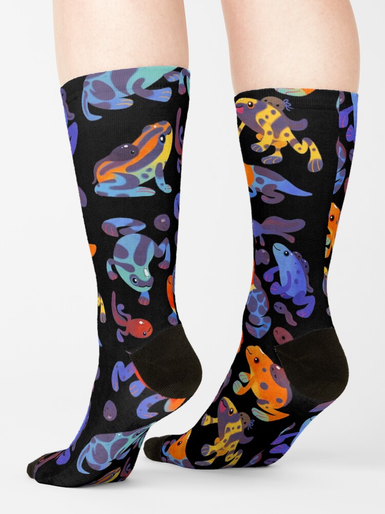 Alternate view of Poison dart frogs - dark Socks