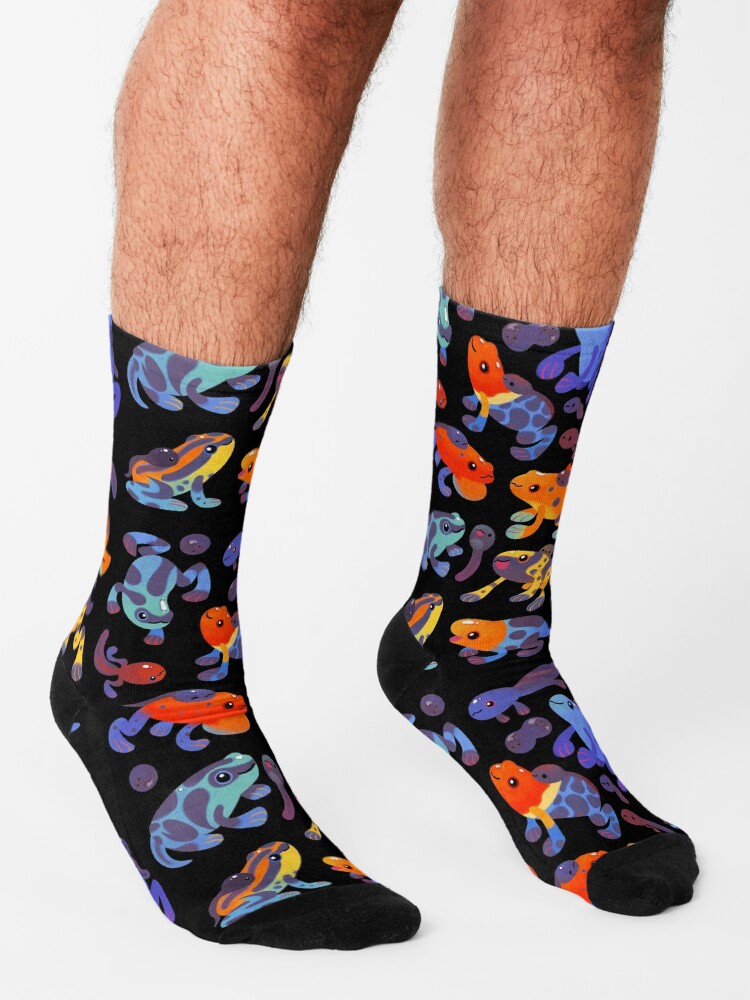 Alternate view of Poison dart frogs - dark Socks