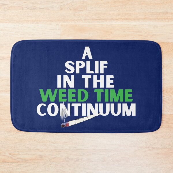 Item preview, A splif in the weed time continuum - white type designed and sold by bluehair.