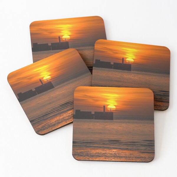 Item preview, Boulogne sunset over sea opal coast designed and sold by Dreamfrance.