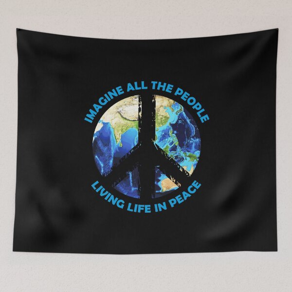 Item preview, Imagine all the people living life in peace Design designed and sold by Amazing Designs.