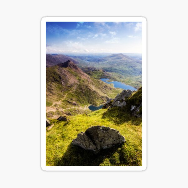 Snowdon Pyg and Miners Track Sticker