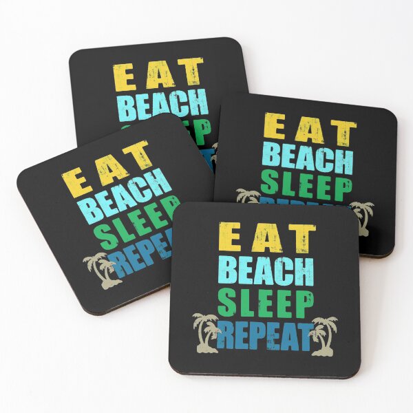 Item preview, Eat Sleep Beach Repeat designed and sold by DuskAttacker.