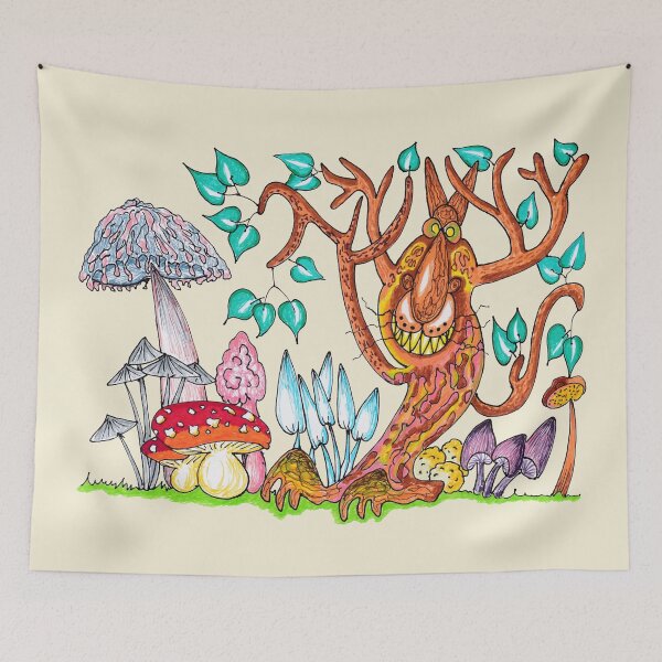 Item preview, Freaky fungus forest designed and sold by cuprum.