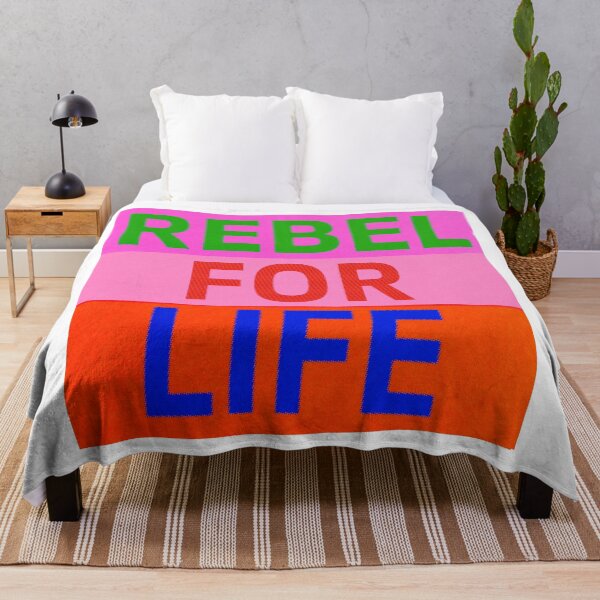 Item preview, Rebel for Life: The Original with Bright Text on White designed and sold by Day Chapman.