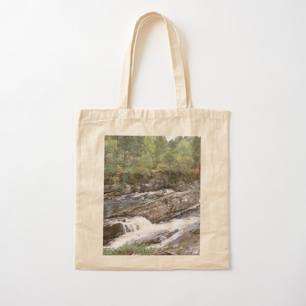 Rocks in the Blackwater Cotton Tote Bag