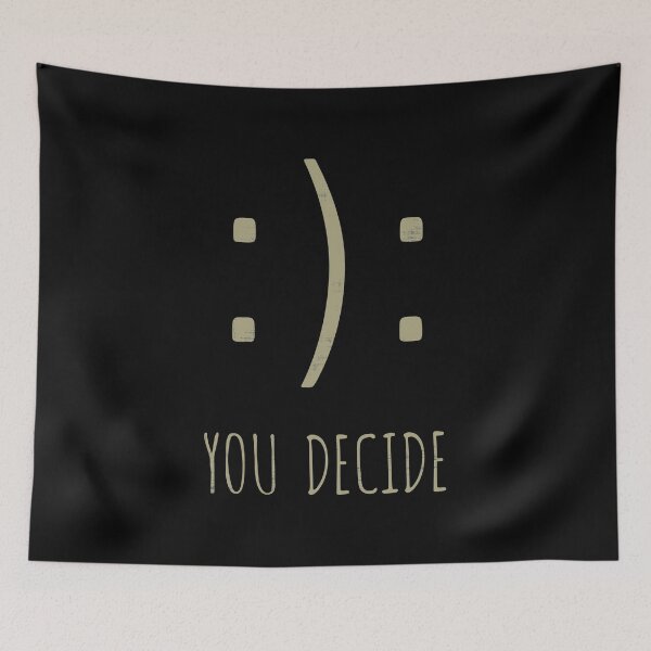 Item preview, Happy or Sad You Decide designed and sold by DuskAttacker.
