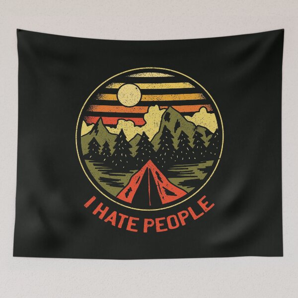 Item preview, I hate people designed and sold by Vanditdesigns.