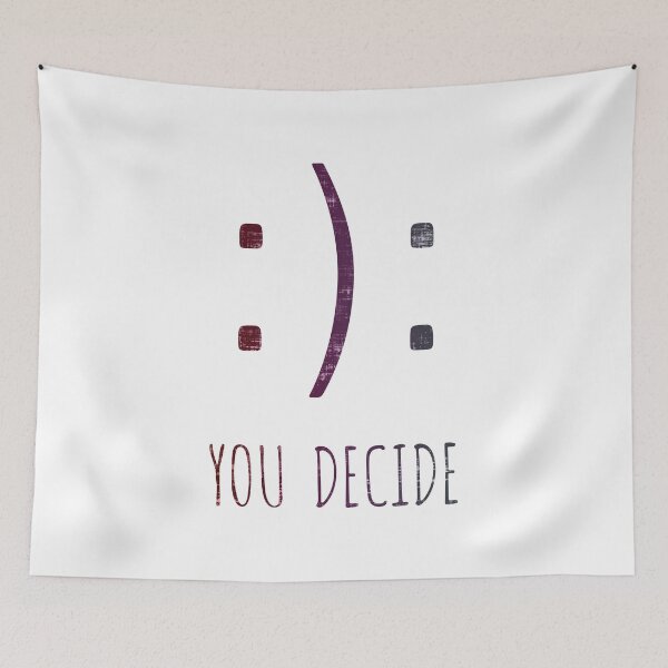 Item preview, Happy or Sad You Decide designed and sold by DuskAttacker.