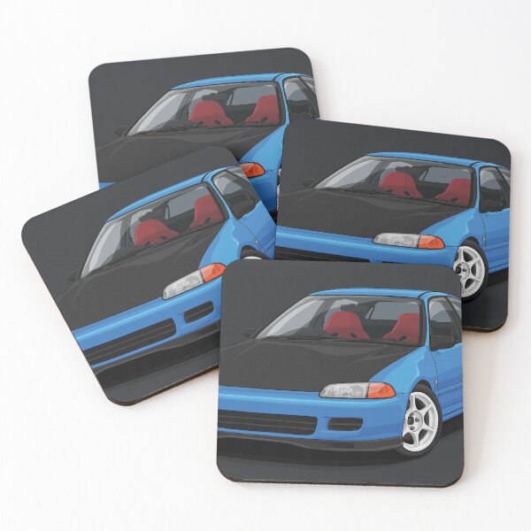 Item preview,  Civic EG hatch blue designed and sold by ArtyMotive.