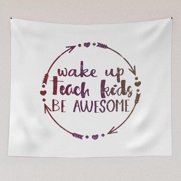 Item preview, Wake Up Teach Kids Repeat  designed and sold by UntilDixie.