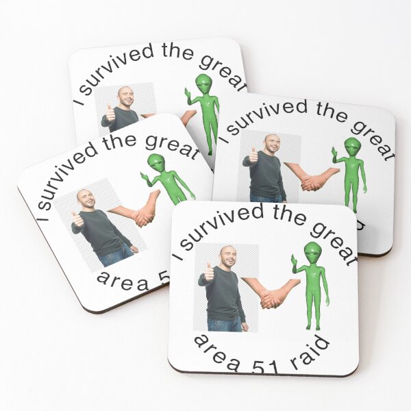 Item preview, i survived the great area 51 raid designed and sold by ren.