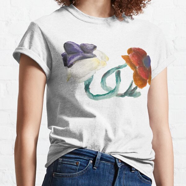 Duo de fleurs T-shirt classique