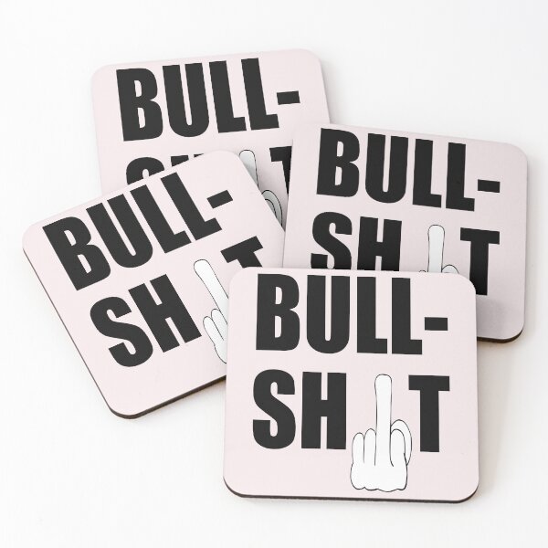 Item preview, Bullshit black print designed and sold by GePadeSign.