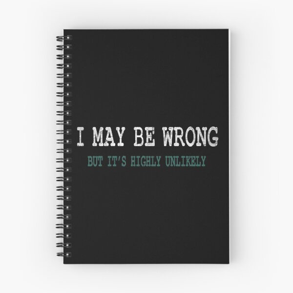 Item preview, I May Be Wrong But it's Highly Unlikely designed and sold by DuskAttacker.
