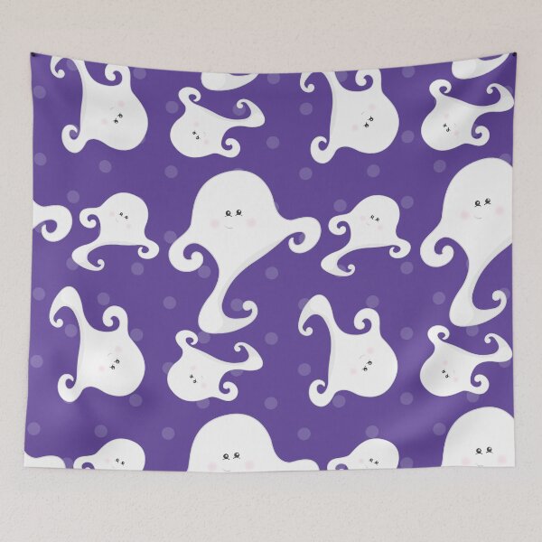 Item preview, Happy Halloween ghosts pattern designed and sold by wolfgangrainer.