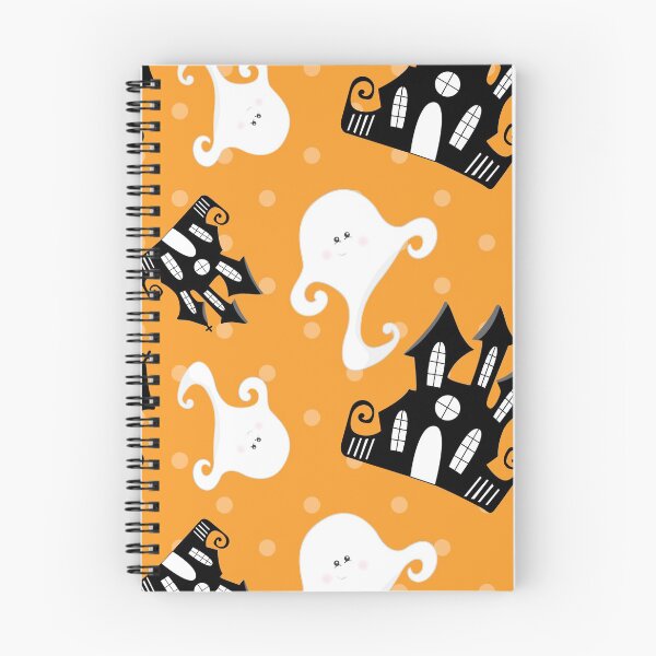 Item preview, Happy Halloween ghosts pattern designed and sold by wolfgangrainer.