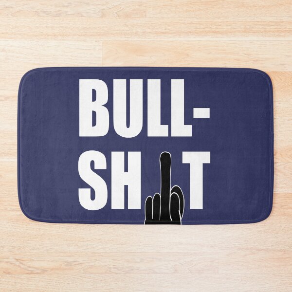 Item preview, Bullshit white print designed and sold by GePadeSign.