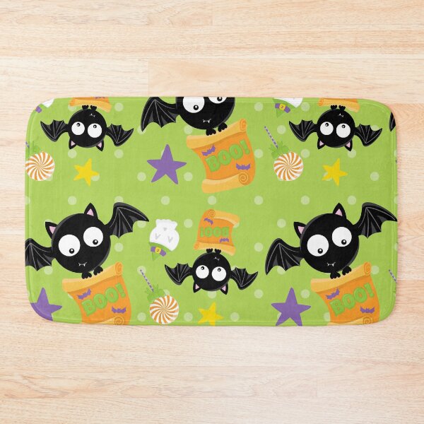 Item preview, Happy Halloween bat pattern designed and sold by wolfgangrainer.
