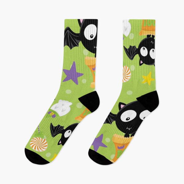 Item preview, Happy Halloween bat pattern designed and sold by wolfgangrainer.