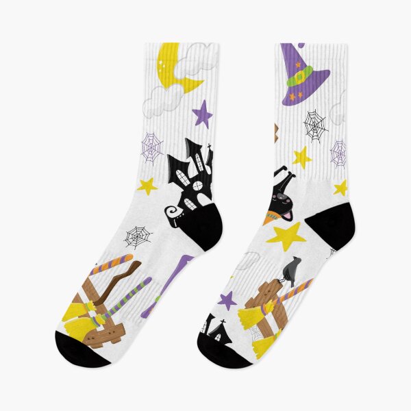 Item preview, Happy Halloween cat pattern designed and sold by wolfgangrainer.