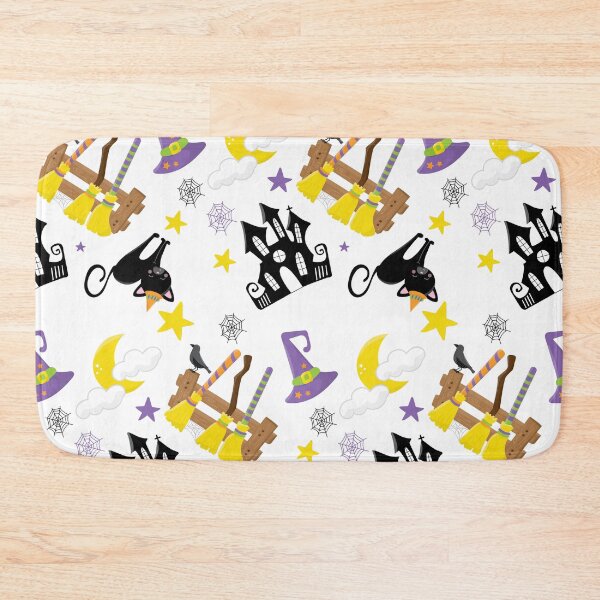 Item preview, Happy Halloween cat pattern designed and sold by wolfgangrainer.