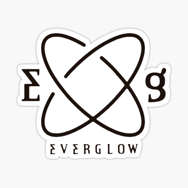 EVERGLOW LOGO Pegatina
