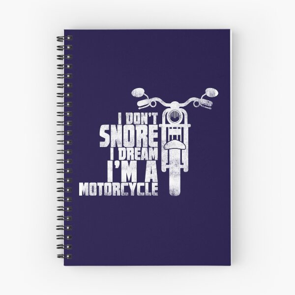 Item preview, I Don't Snore I Dream I'm A Motorcycle   Distressed Typography Gift designed and sold by niftee.