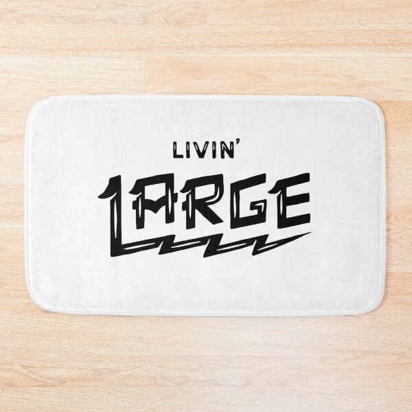 Item preview, Motivational Inspirational and Positive quote -  livin large typography text art by Word Fandom - wordfandom designed and sold by Kerry Pritchard.