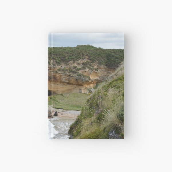 First Glimpse of Clashach Cove, Moray Hardcover Journal