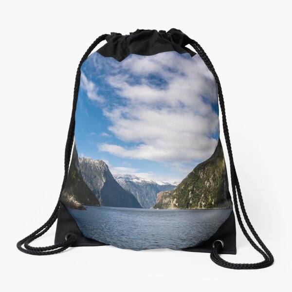 Milford Sound Drawstring Bag
