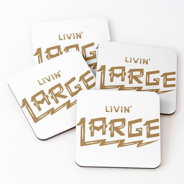 Item preview, Motivational Inspirational and Positive quote -  livin large typography text art by Word Fandom - wordfandom designed and sold by Kerry Pritchard.
