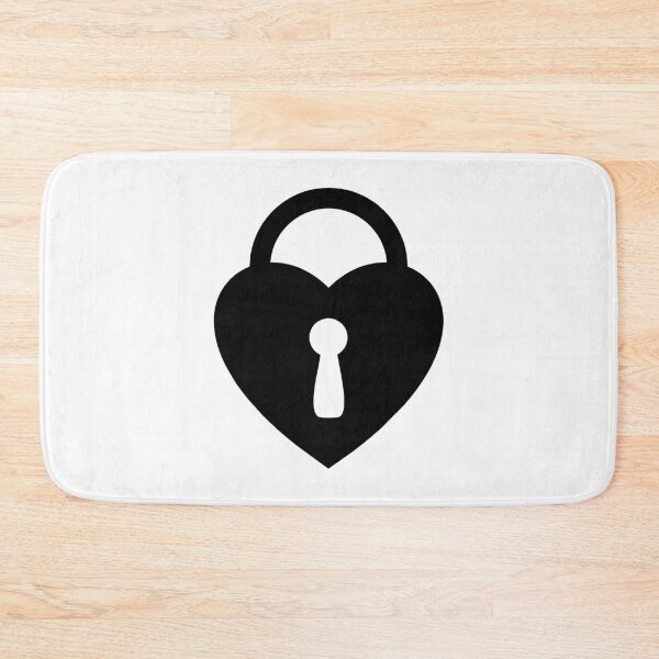 Item preview, Locked Heart - black designed and sold by XOOXOO.