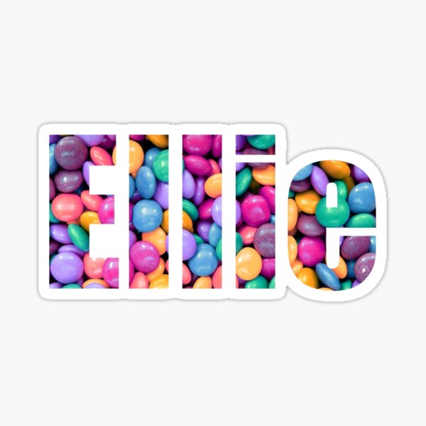 Ellie - personalized sweetie design Sticker