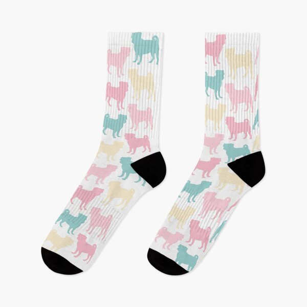 Item preview, Pastel Pugs Pattern designed and sold by XOOXOO.