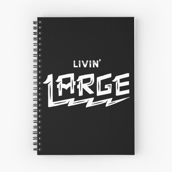 Item preview, Motivational Inspirational and Positive quote - livin large typography text art by Word Fandom - wordfandom designed and sold by Kerry Pritchard.