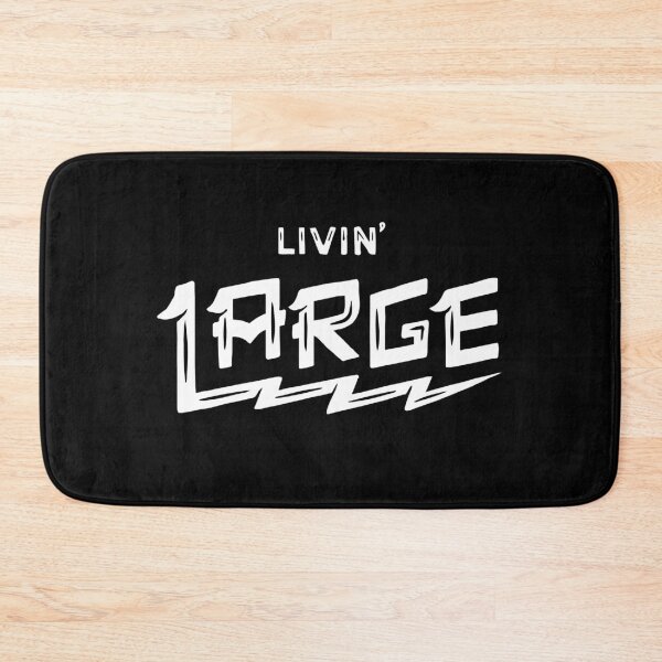 Item preview, Motivational Inspirational and Positive quote - livin large typography text art by Word Fandom - wordfandom designed and sold by Kerry Pritchard.