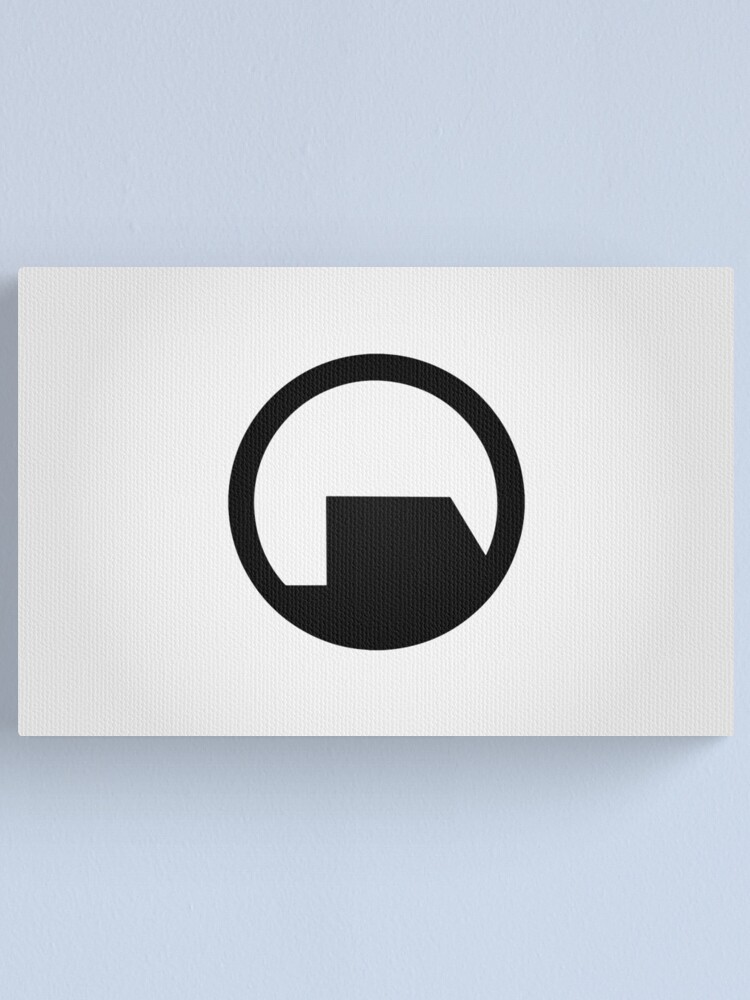 Alternate view of Black Mesa Logo Canvas Print