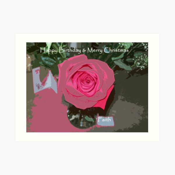 For Faith Art Print