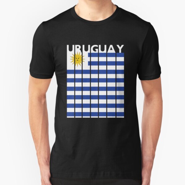 Uruguay New T-Shirt Map Flag Top Country Gift Present City Holiday Tee