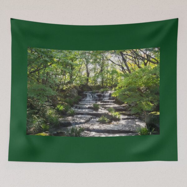 Item preview, Beautiful Stream in a Japanese Garden in Himeji, Japan. designed and sold by Danielasphotos.