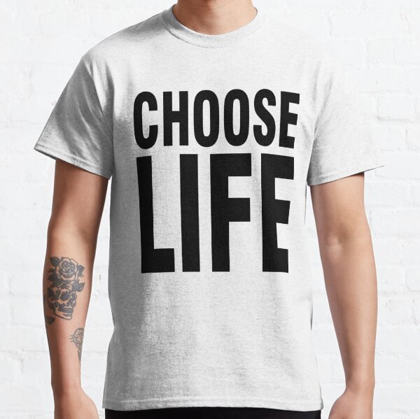 WHAM Choose Life George Michael Choose Life T-Shirt Tribute Tees Classic T-Shirt